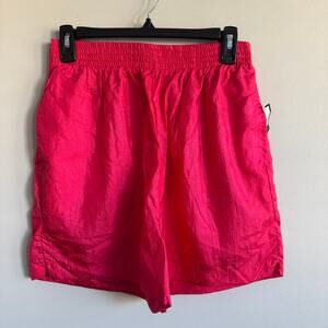 Vintage The Body Co. Nylon Athletic Shorts Pink M NWOT